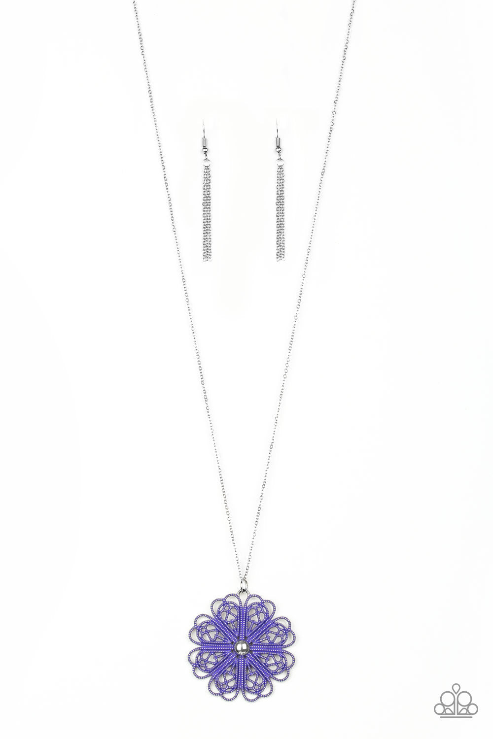 Spin Your PINWHEELS - Purple - Paparazzi Necklace