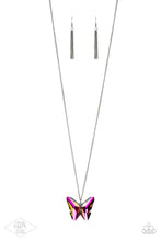 Load image into Gallery viewer, The Social Butterfly Effect - Multi Oils Spill - Paparazzi Pink Diamond Exclusive Necklace
