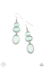 Load image into Gallery viewer, Tiers of Tranquility - Blue - May 2021 Paparazzi Fashion Fix Earring
