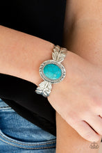 Load image into Gallery viewer, Western Wings - Turquoise Blue - Paparazzi Bracelet
