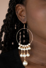Load image into Gallery viewer, Working the Room - Gold - Paparazzi Earring

