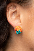 Load image into Gallery viewer, As Happy As Can BEAD - Orange - Paparazzi Earring
